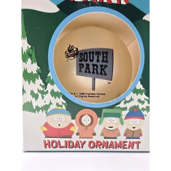 South Park Kyle Glass Ornament Ball Holiday xmas Tree Decoration Collectible - Picture 3 of 3